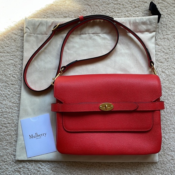 💗🌹Mulberry Belted Bayswater Satchel - Picture 14 of 15